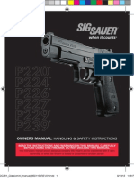 SIG Sauer P220, P224, P226, P227, P229, and P239 Pistol Owners Manual