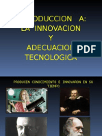 Introduccion a La Innovacion y Adecuacion Tecnologica