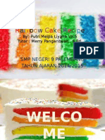 Rainbow Cake Recipe