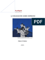 La Educa c i on Como Derecho