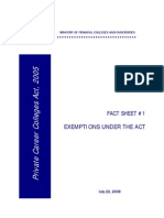 Exemptions Undre the Act (Factsheet1)