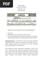 Download Surah Al-Asr_Tafsir Al-Azhar Sisipan Daripada Tafsir Munir by Mohammad Hidir Baharudin SN26698050 doc pdf