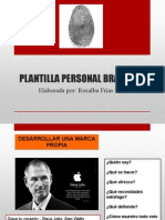 Plantilla Personal Branding PDF