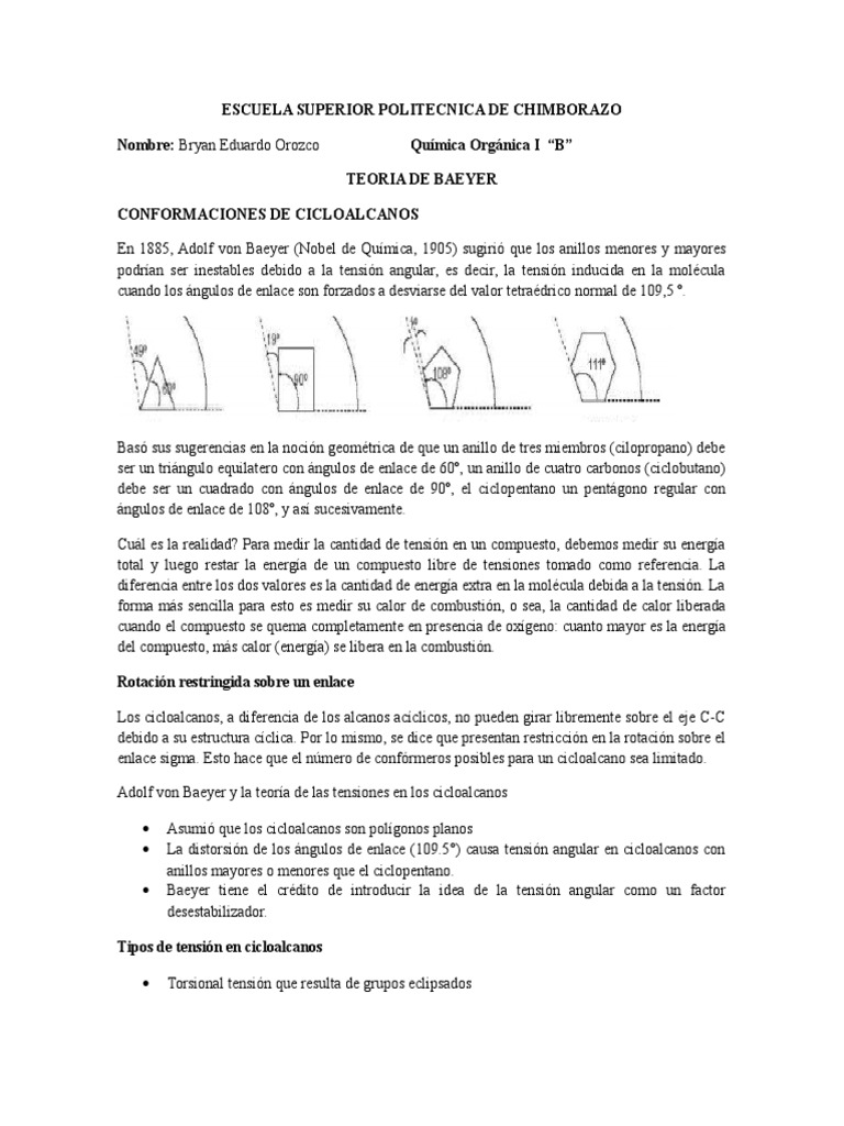 Teoria de baeyer