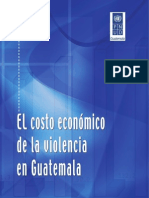 El costo económico de la violencia en Guatemala