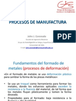 procesos de manufactura