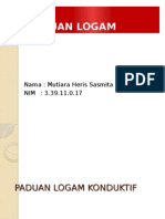 PADUAN LOGAM (Mutiara Heris Sasmita LT 1D - 17)