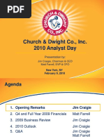 Download Church  Dwight CHD Feb 2010 Presentation by Ala Baster SN26698721 doc pdf