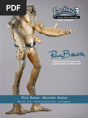 Prop Store: Rick Baker Auction Catalog