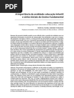 A Importância do ato de ler