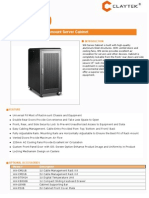 22U 1000mm Depth Rack-Mount Server Cabinet: Model # Description