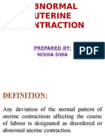 Abnormal Uterine Contraction