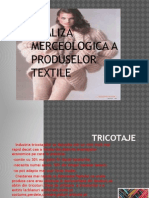 Analiza merceologica a produselor textile