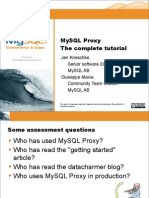 MySQL Proxy  The Complete Tutorial (full day) Presentation