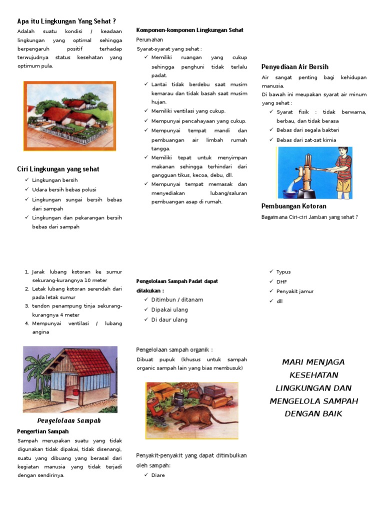 Leaflet Kesehatan Lingkungan