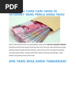 Download Berbagai Cara Cari Uang Di Internet by Mas Agus SN267010409 doc pdf