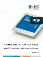 VCB8020Lahti Precision WA810 Communication Manual EN PDF