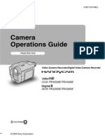 Sony Handycam User Manual CCD - TRV228E/TRV428E DCR - TRV255E/TRV265E