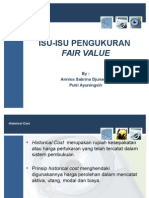 Isu-Isu Pengukuran Fair Value