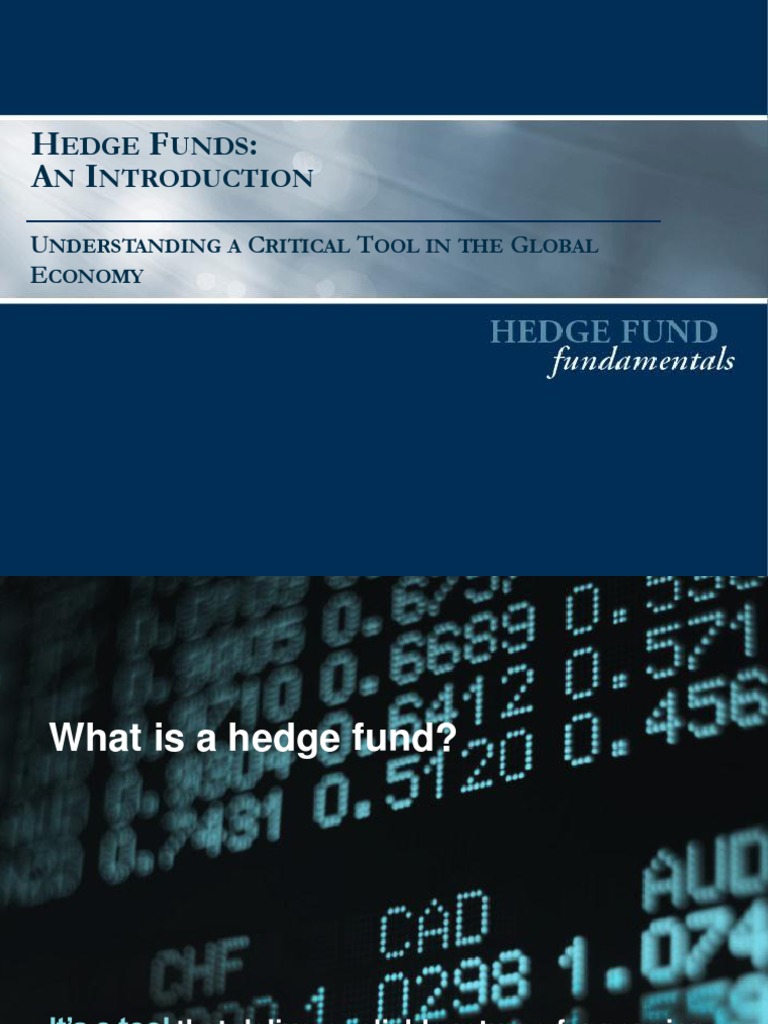 Hff Hedge Funds Pdf Hedge Fund Investor