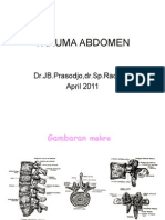 Trauma Abdomen: DR - JB.Prasodjo, DR - Sp.Rad. (K) April 2011