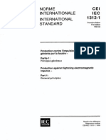 IEC 61312-1 Protection Against Lightning Electromagnetic Impulse