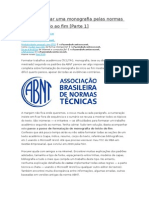 Como Formatar Uma Monografia Pelas Normas ABNT Do Início Ao Fim