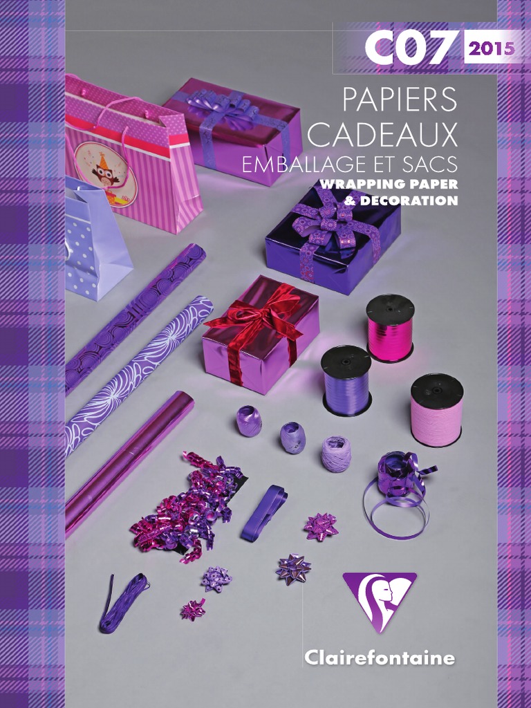 Clairefontaine Alliance - Papier cadeau - 70 cm x 50 m - 60 g/m²