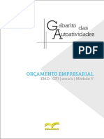 Gabarito Ativid Orçamento Empresarial