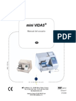 Manual de Usuario Minividas Biomerieux