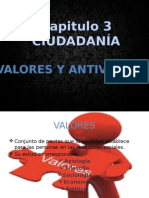 Liderazgo Valores y Antivalores