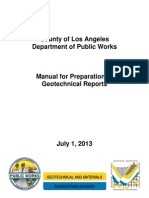 Manual for the Preparation of Geotechnical Reports_City of Los Angeless