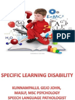 Specific Learning Disability