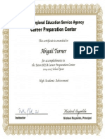 abbey turner certificate
