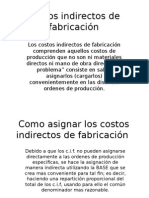 costos INDIRECTOS DE FABRICACION
