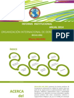 Informe Institucional Anual Oidi Perú-IRICAS - ORG 2014 v1.1