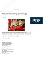 Kamus Bahasa Using PDF