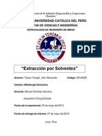 “Extracción por Solventes”