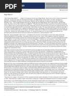 Jeff Saut Raymond James Commentary