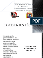 Expedientes Técnicos