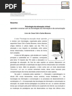 154172022 Resenha Psicologia Da Educacao Virtual Livro de Cesar Coll e Carles Monereo