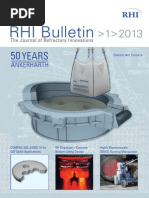 Ladle Lining Refractory Data Sheet | PDF | Refractory | Density