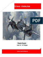 DH 103 Hornet Building Guide: Scale Model Aircraft Assembly Instructions