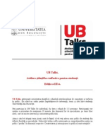 Prezentare Ub Talks 2015