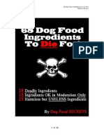 68 Dog Food Ingredients To Die For