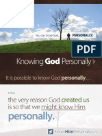 Knowing God Personally