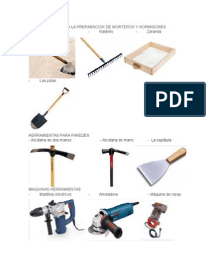 herramientas de albañilería 