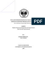 Download Pengaruh Persepsi Profesi Dan Kesadaran Etis by RIfrianssya SN26707489 doc pdf