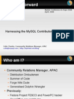 Paying It Forward  Harnessing the MySQL Contributory Resources Presentation