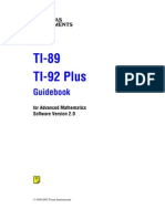Manual TI 92